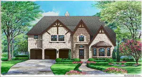 image of large traditional house plan 4904